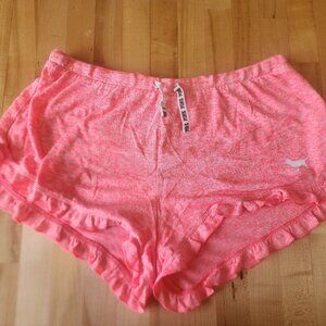 Pink by Victoria's Secret ruffle super soft shorts size womens small